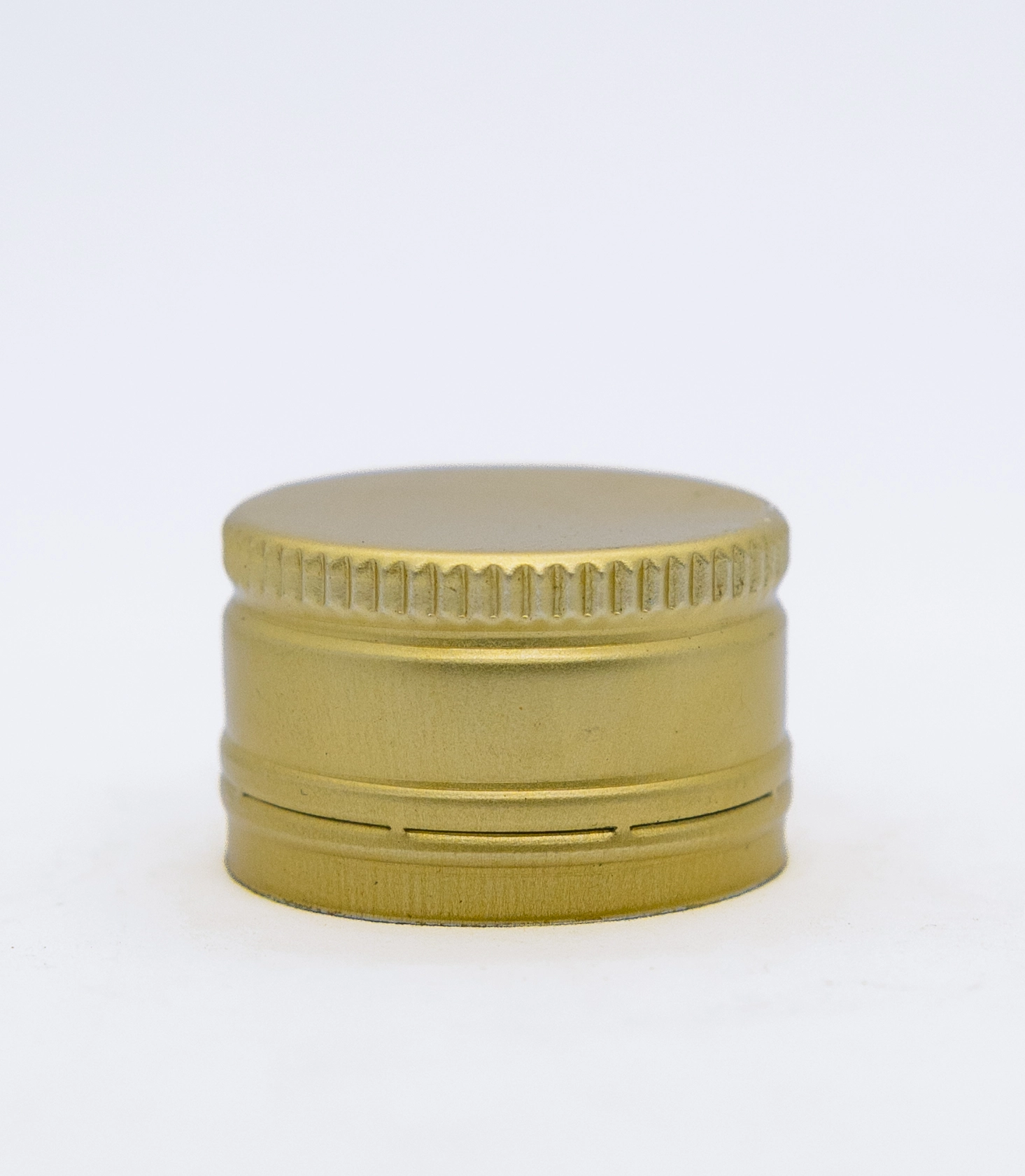 Gold aluminium ROPP closure sample